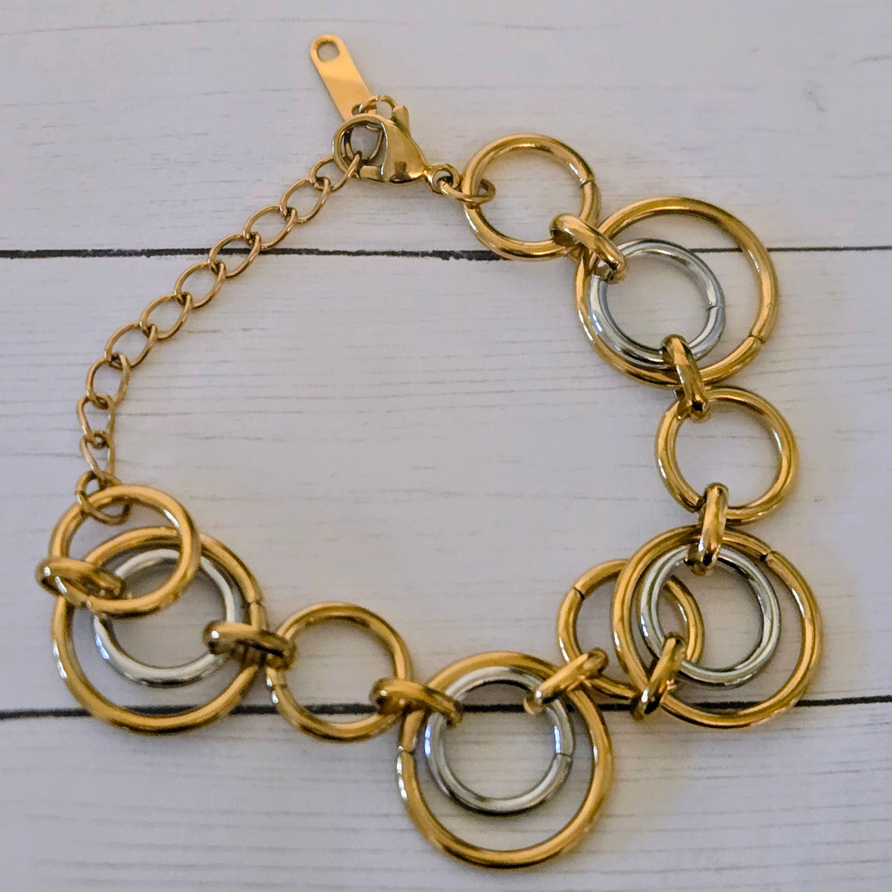 Pulsera Aros Entrelazados Luxe