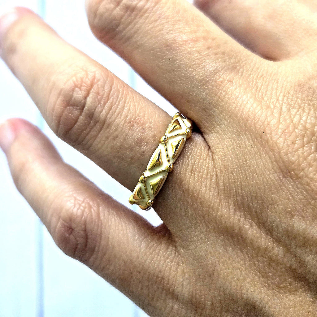 Anillo Éclat Geométrico
