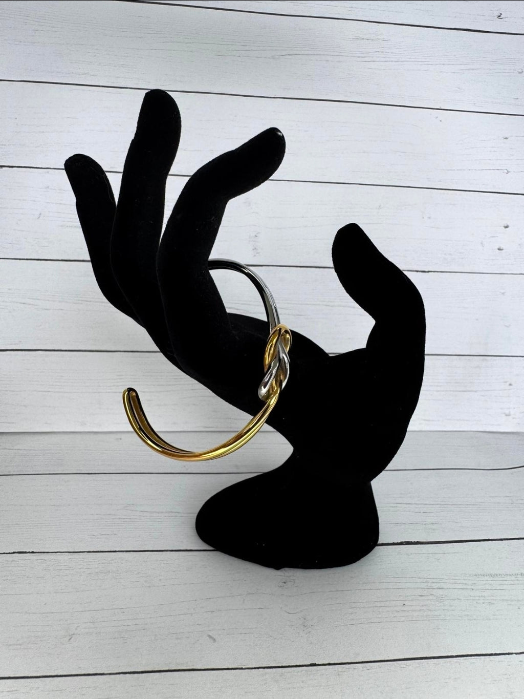 Bangle Entrelazados Bicolor