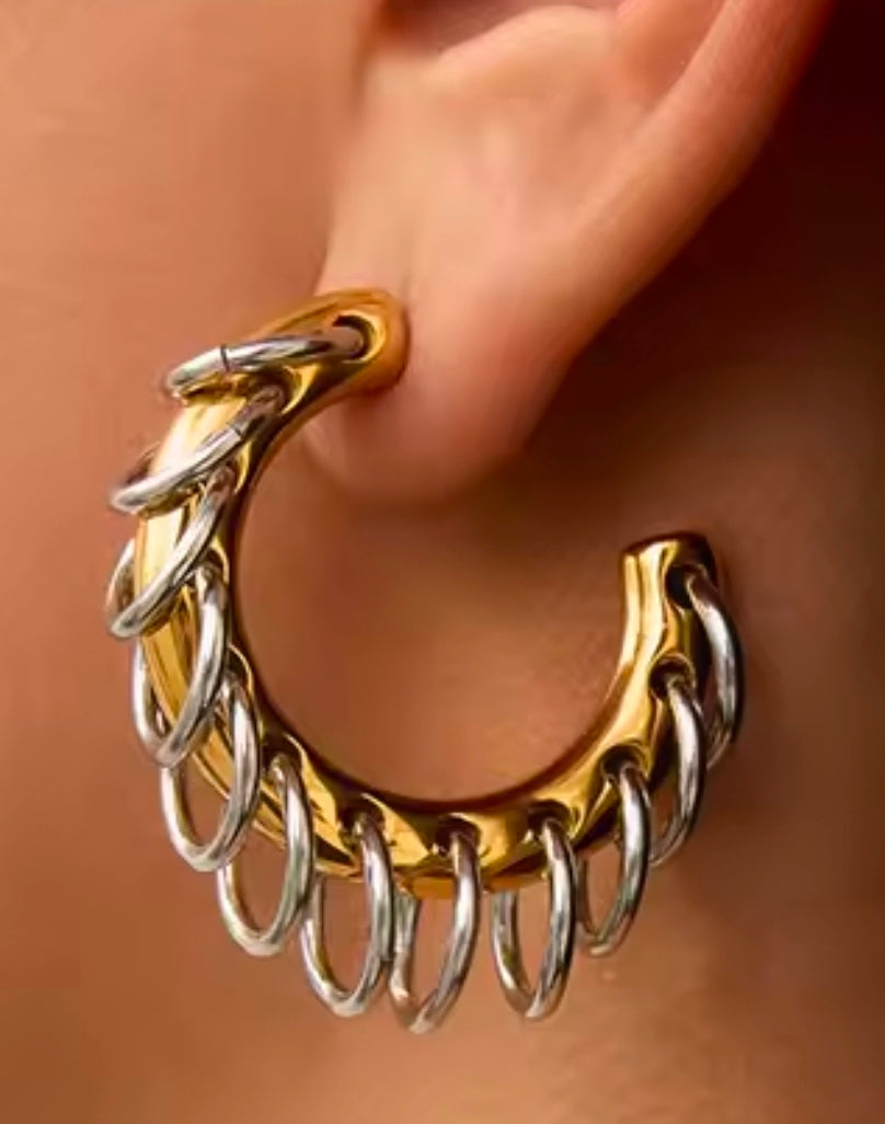 Aretes Nóva Bicolor