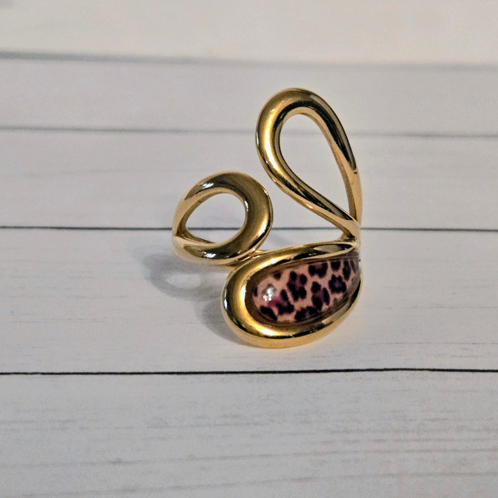 Anillo Leopard Flow