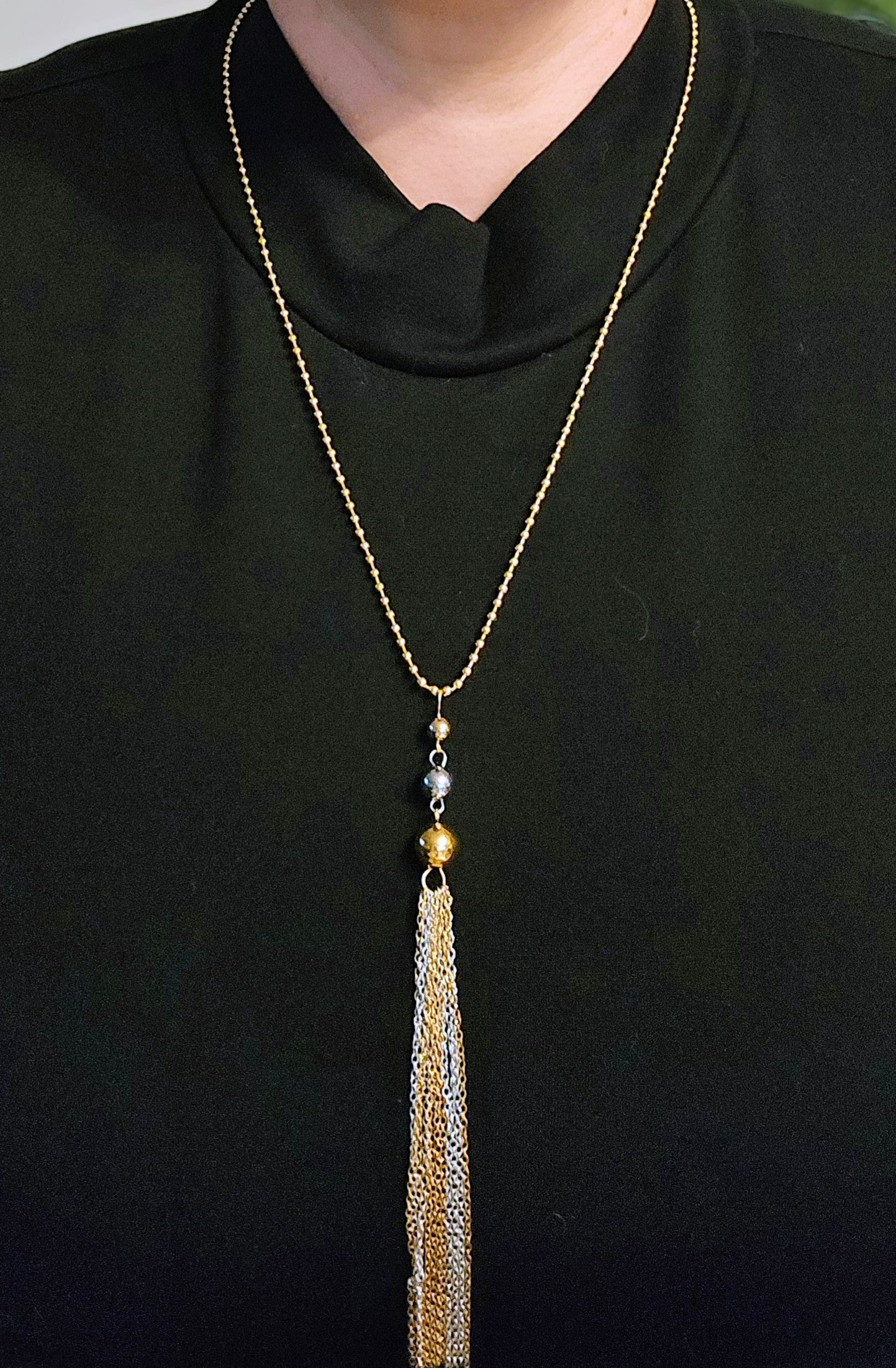 Collar Golden Bloom Tassel
