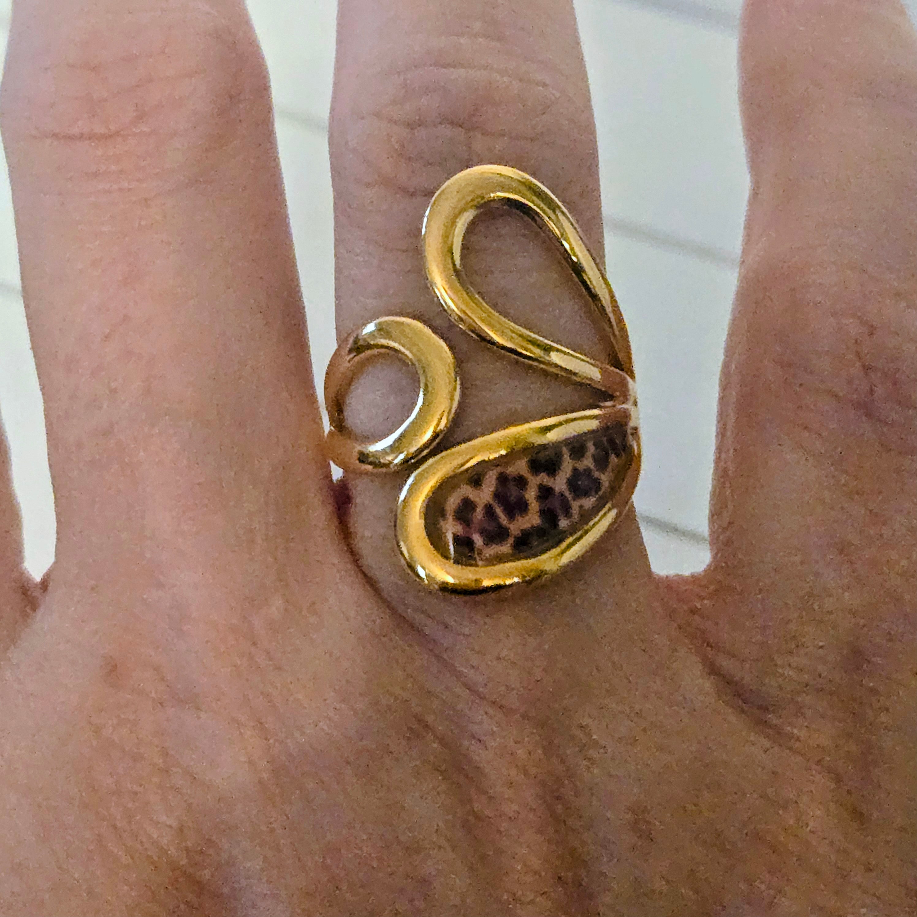 Anillo Leopard Flow